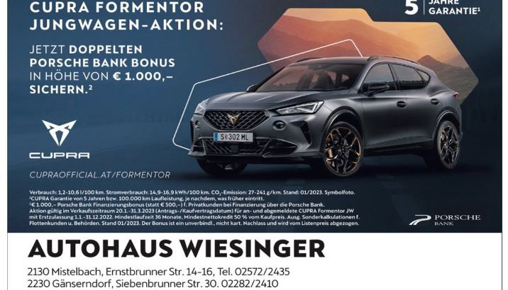 x2PBBonusCupraFormentorJungwagen