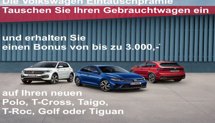 VW Eintauschbonus 2023