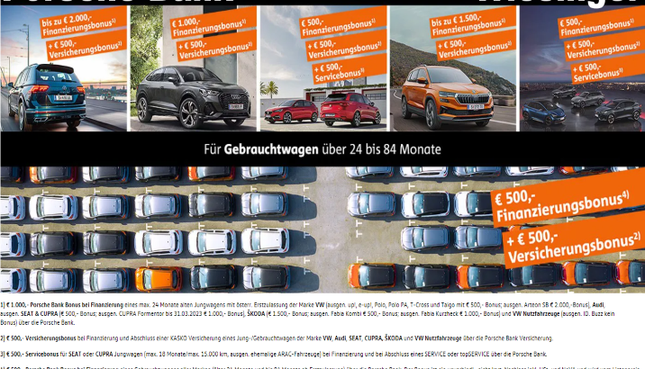 PB Bonus Jungwagen / GW bis 06.2023